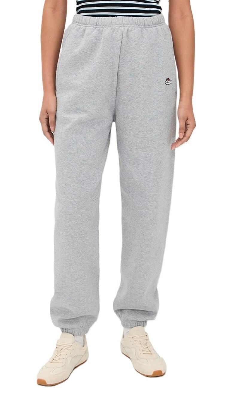 HommeGirls x Fruit of the Loom Women Grey Fleece Vintage Fit Sweatpants Size XS